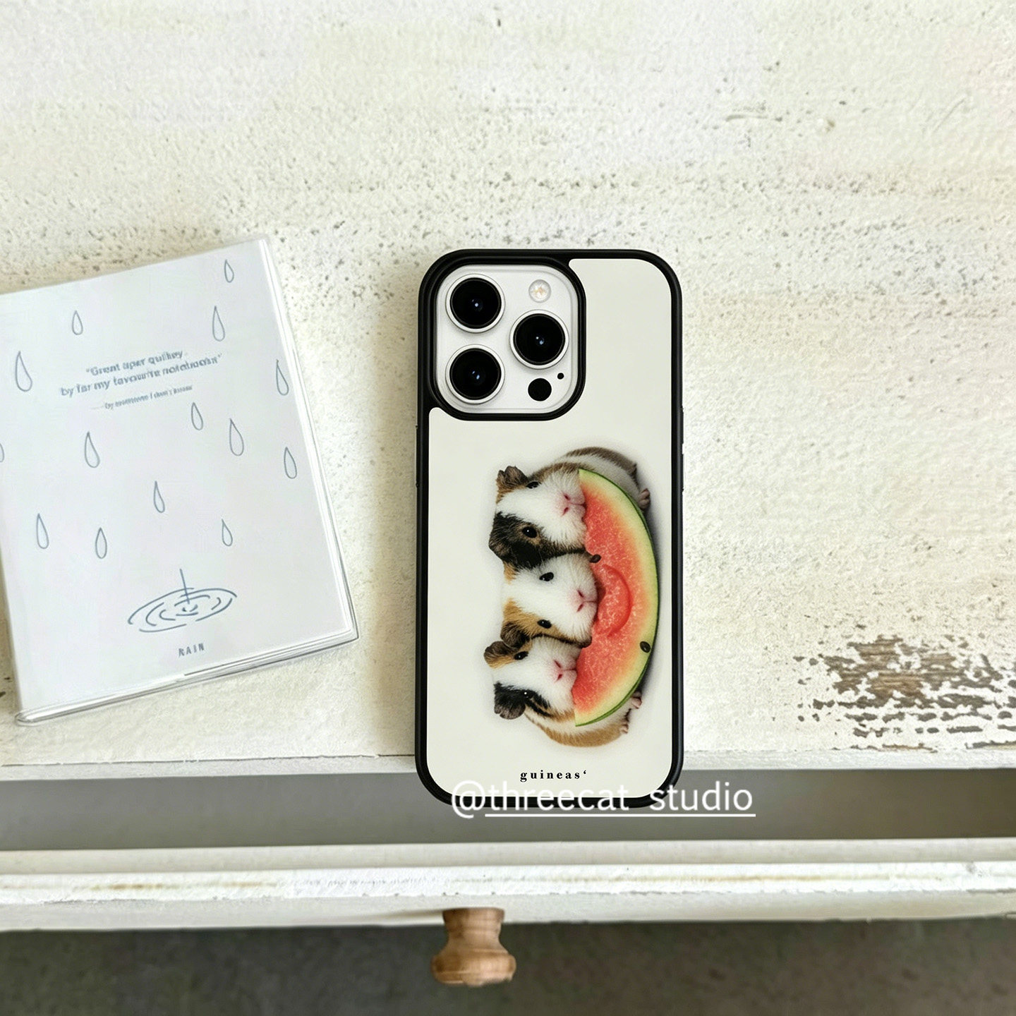 Phone Cases Brown - Korece Ins Gine Domuzu Karpuz Yiyor