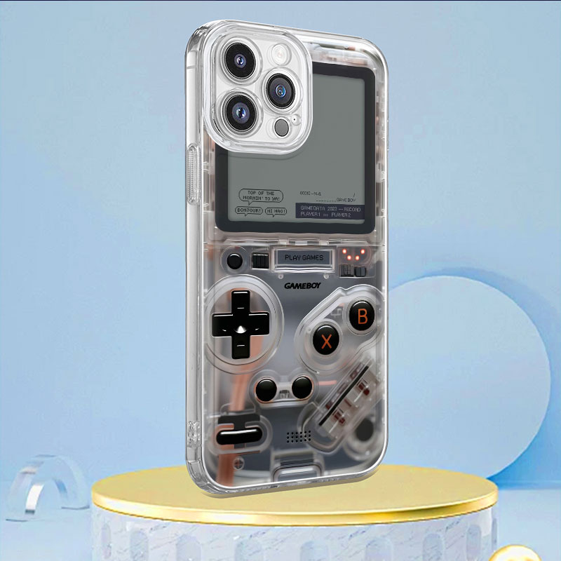 Phone Cases Transparent - Şeffaf Bilgisayar Oyun Makinesi Desenli Telefon
