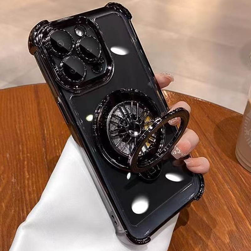 Luxury Plating Case - Lüks Manyetik 360 ° iPhone 17