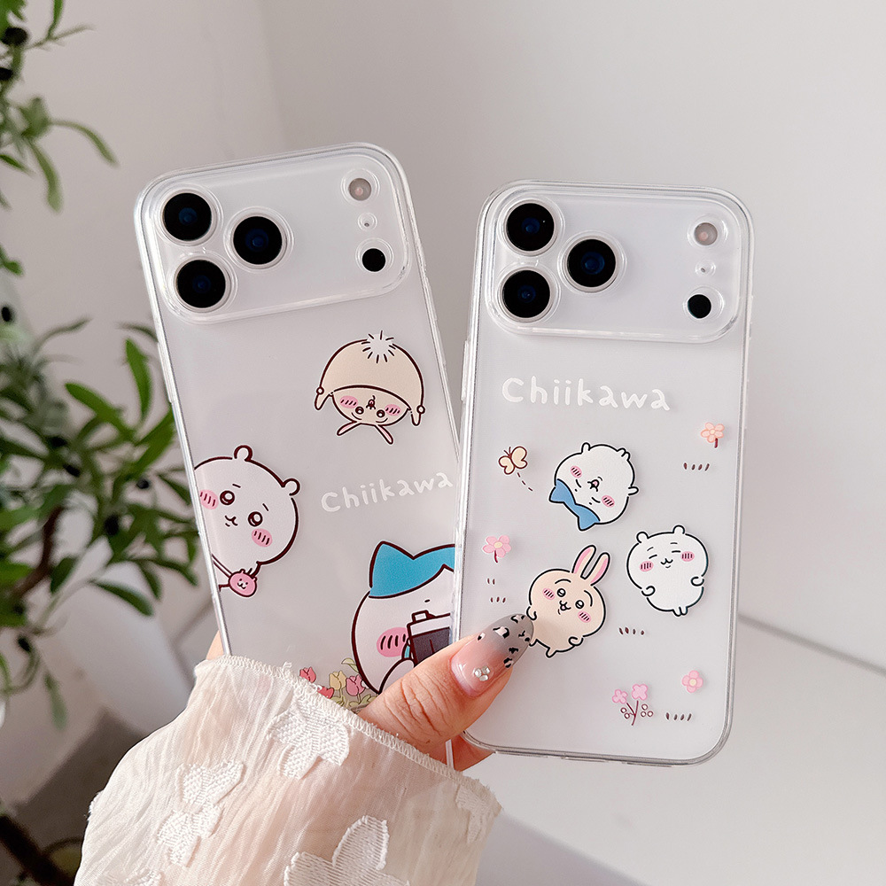 Phone Cases Transparent - Sevimli Çizgi Film Japon Anime Chiikawa