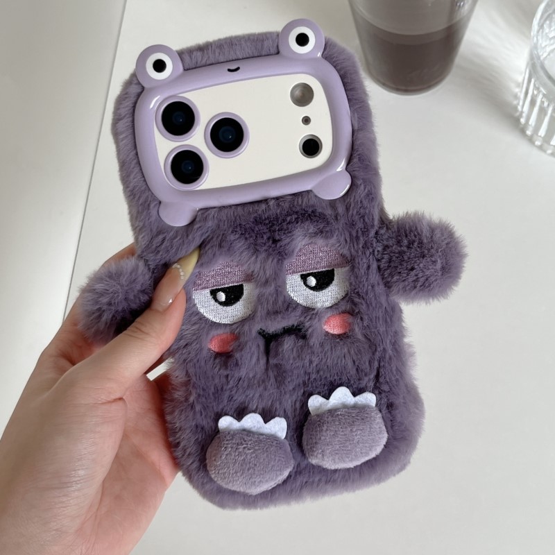 Phone Cases Cute Iphone 13 - Sevimli Karikatür Komik Uyuyan Suratlı Telefon