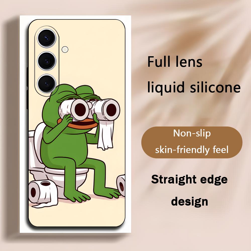 Phone Cases For Samsung Galaxy - Üzgün Pepe kurbağası Çizimli Havalı Telefon