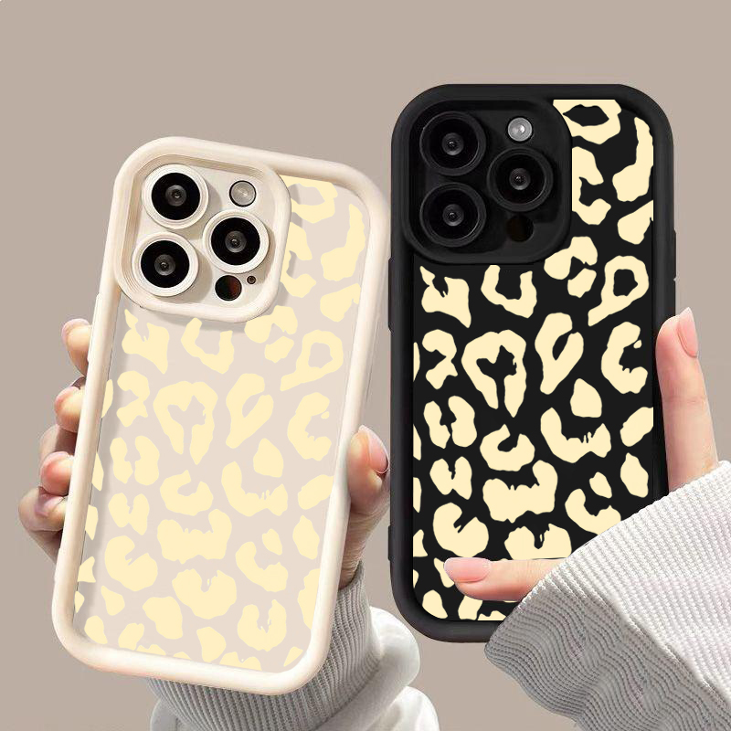 Phone Cases Protective - Leopar Desenli Darbeye Dayanıklı Telefon Kılıfı