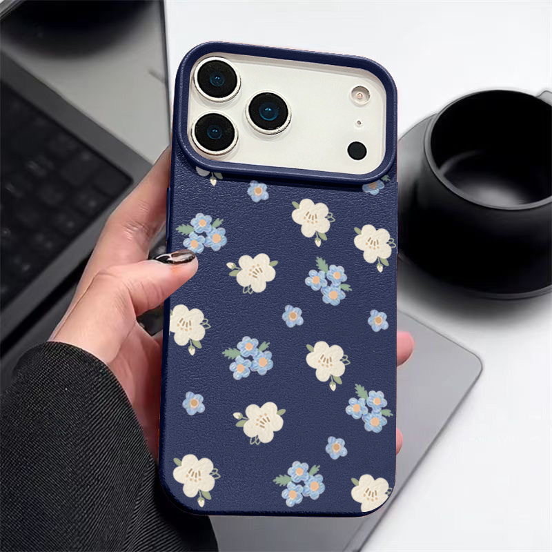 Phone Cases Brown - Küçük Çiçekli Telefon Kılıfı iPhone 17e