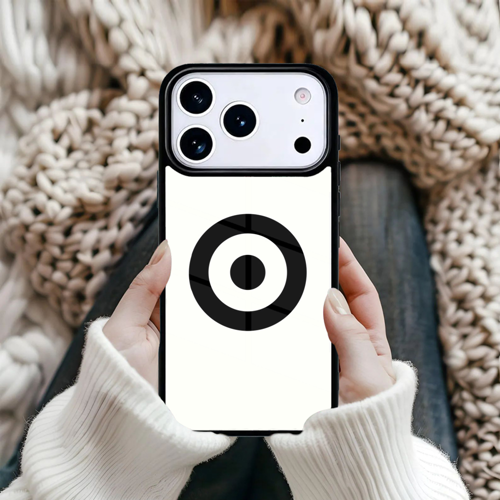 Phone Cases Target - MOD BEYAZ Hedefli Manyetik Telefon Kılıfı
