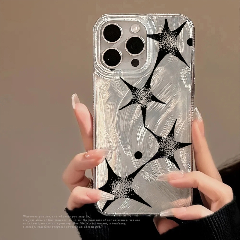 Phone Cases Xr - Parlayan Yıldız Trend Desenli Telefon Kılıfı