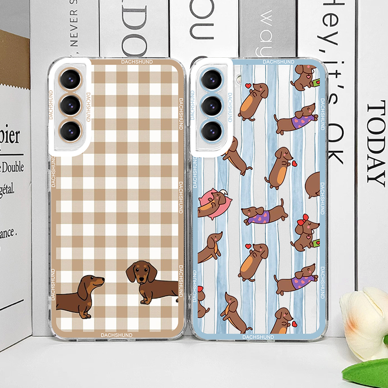 Phone Cases For Samsung Galaxy - Sevimli Sosis Köpek Telefon Kılıfı Samsung