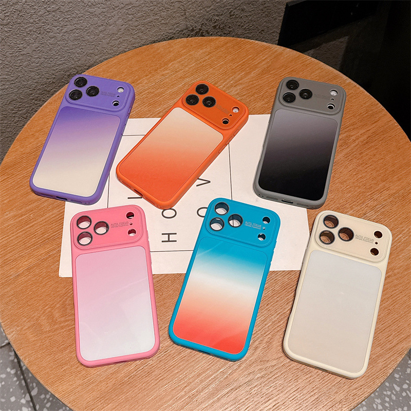 Phone Cases Protective - Lüks Şeker Renkli Gradyan Telefon Kılıfı
