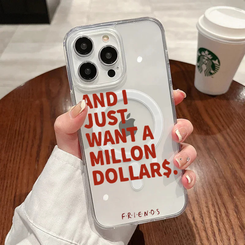 Phone Cases Transparent - Moda Soyut Alıntılar Desenli iPhone 17