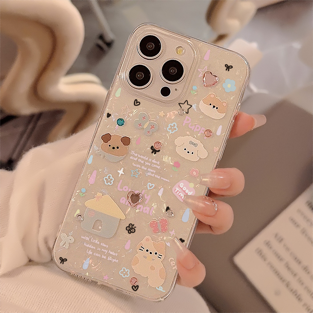 Sevimli Karikatür Köpek Kabuk  - Phone Cases Cute Iphone 13 incelemesi ve fiyatı
