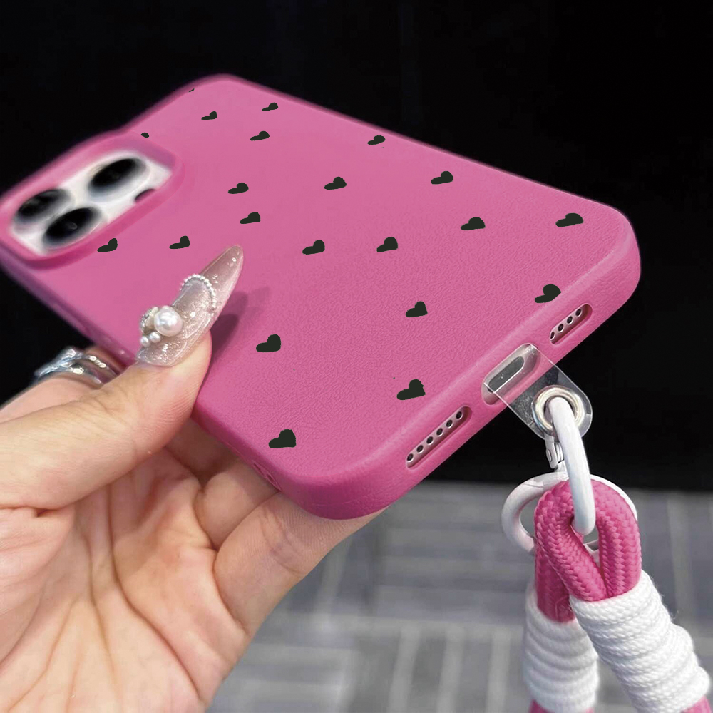 Siyah Kalp Askılı Halatlı Tele - Phone Cases With Straps incelemesi ve fiyatı