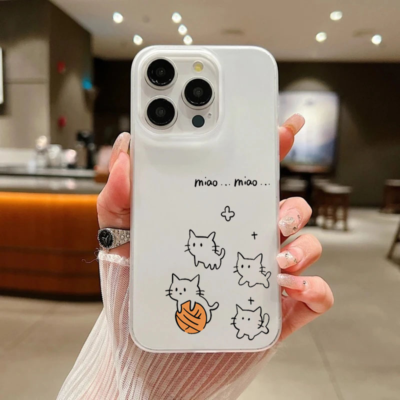 Sevimli Siyah Kedi Desenli iPh - Phone Cases Cute Iphone 13 incelemesi ve fiyatı