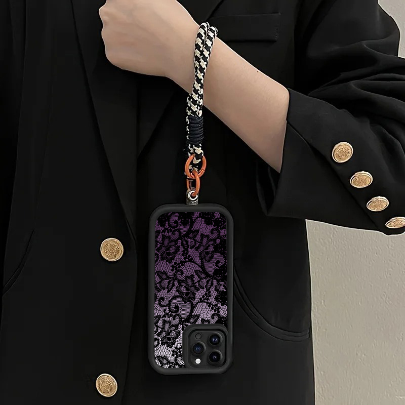 Siyah Mor Dantel Askılı Telefo - Phone Cases With Straps incelemesi ve fiyatı