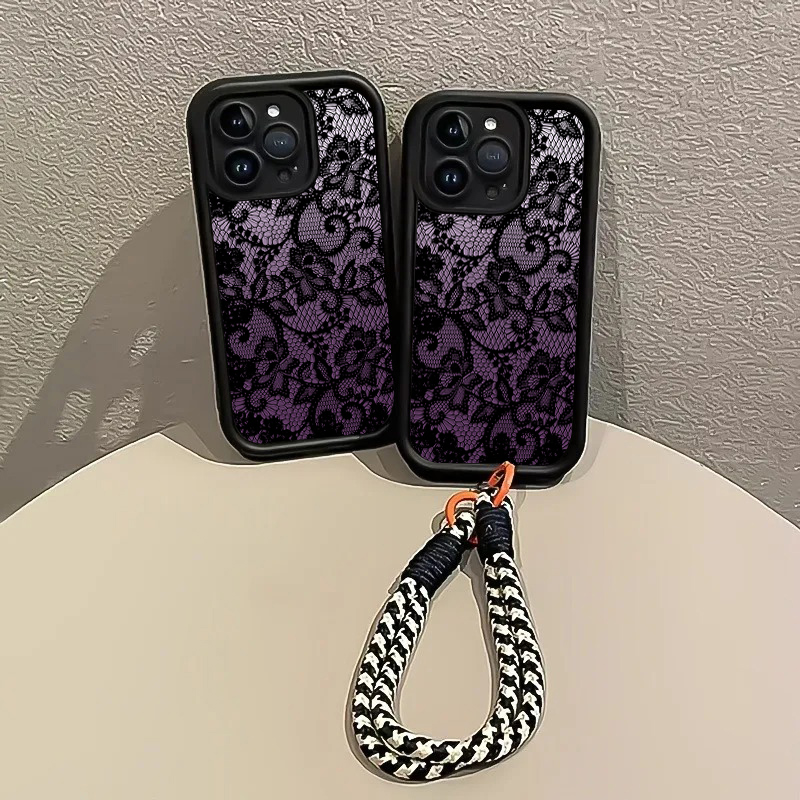 Siyah Mor Dantel Askılı Telefo - Phone Cases With Straps incelemesi ve fiyatı
