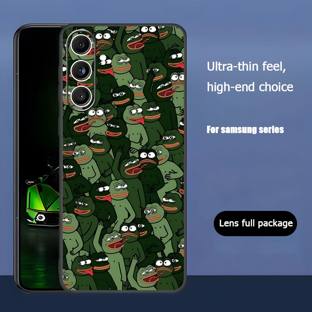 Üzgün Pepe kurbağası Çizimli H - Phone Cases For Samsung Galaxy incelemesi ve fiyatı