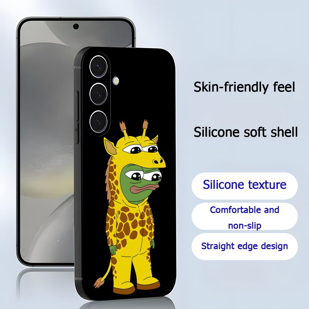 Üzgün Pepe kurbağası Çizimli H - Phone Cases For Samsung Galaxy incelemesi ve fiyatı