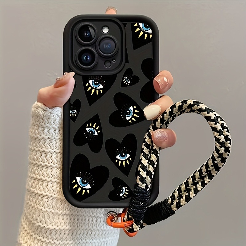 Siyah Aşk Kalpli Göz Askılı Te - Phone Cases With Straps incelemesi ve fiyatı