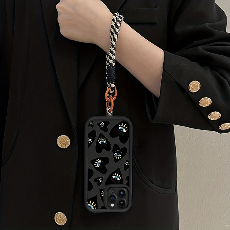 Siyah Aşk Kalpli Göz Askılı Te - Phone Cases With Straps incelemesi ve fiyatı