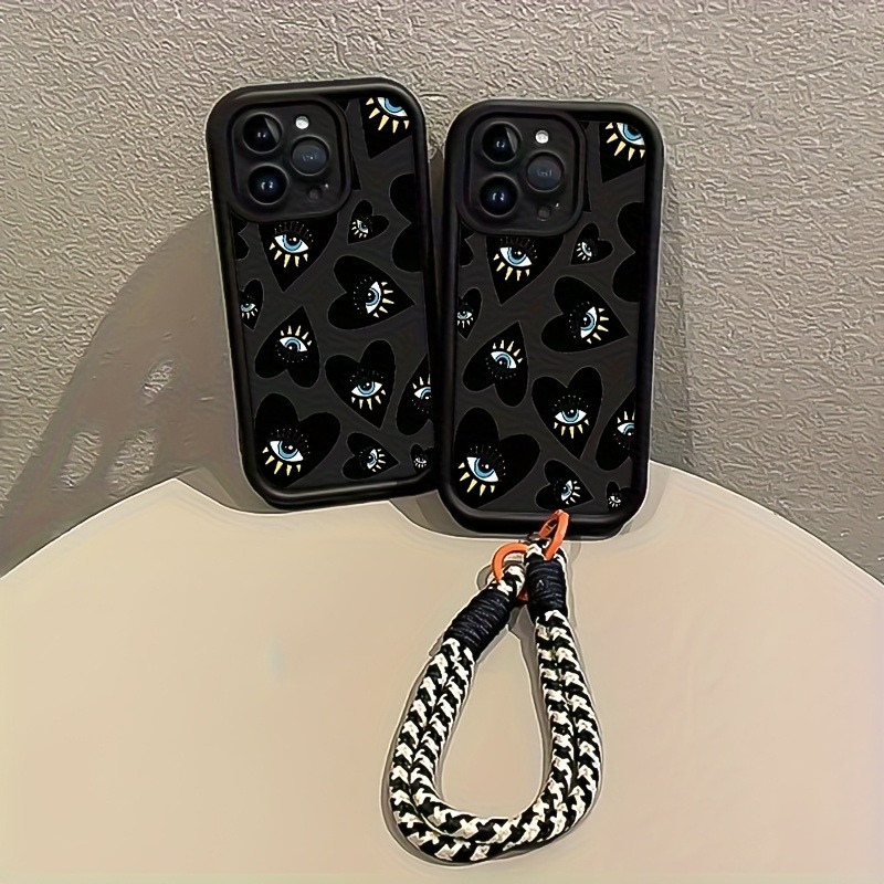 Siyah Aşk Kalpli Göz Askılı Te - Phone Cases With Straps incelemesi ve fiyatı