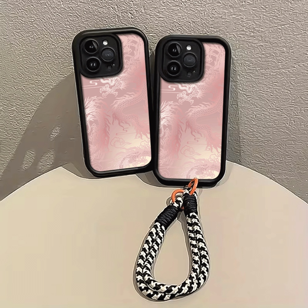 Soluk Beyaz Ejderha Desenli As - Phone Cases With Straps incelemesi ve fiyatı