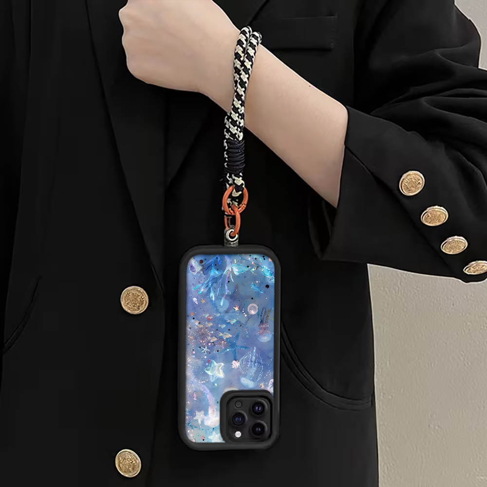 Mavi Mor Denizanası Askılı İp  - Phone Cases With Straps incelemesi ve fiyatı