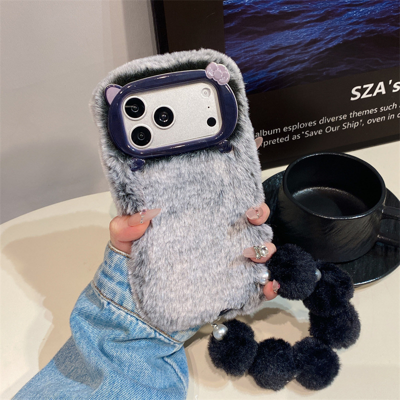 Lüks Düz Renkli Kürklü Peluş T - Phone Cases Protective incelemesi ve fiyatı
