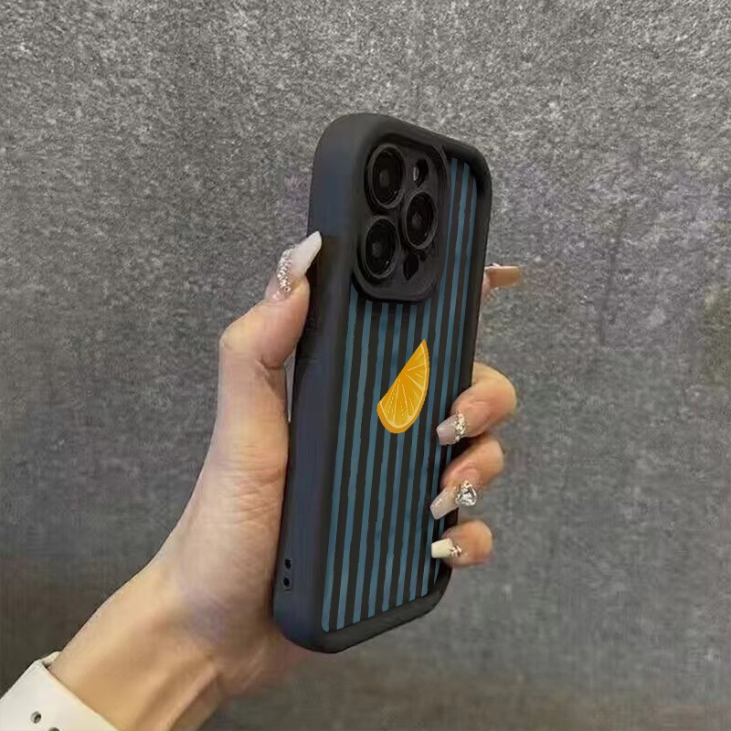 Çizgili Limon Dilimi Desenli T - Phone Cases Xr incelemesi ve fiyatı
