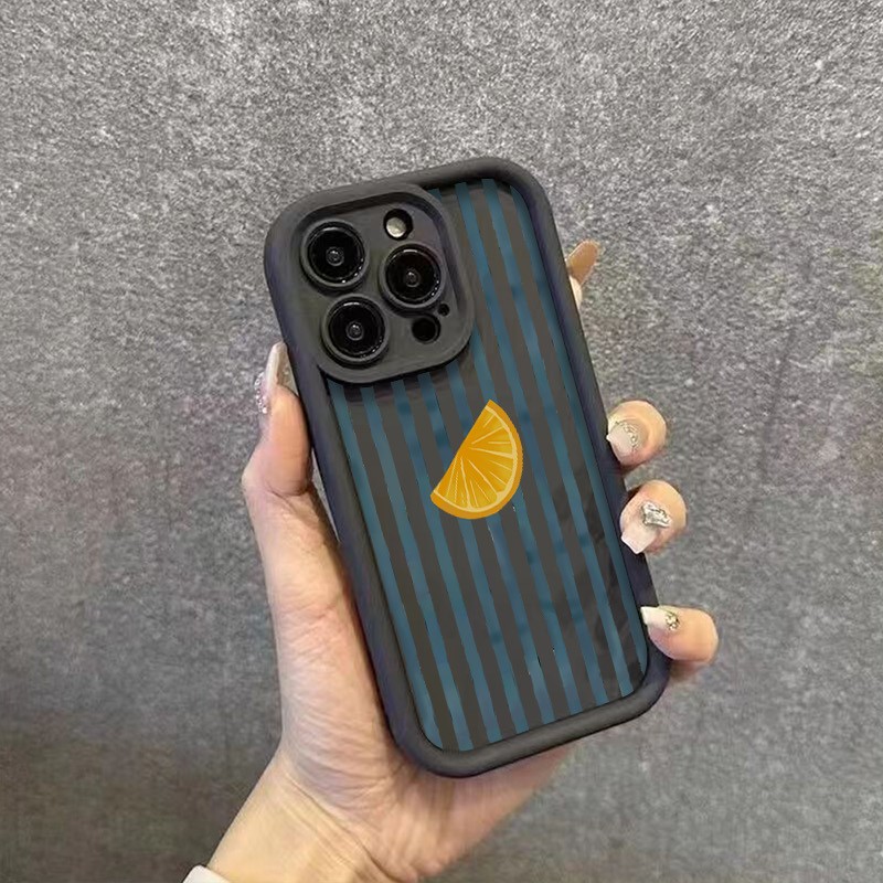 Çizgili Limon Dilimi Desenli T - Phone Cases Xr incelemesi ve fiyatı