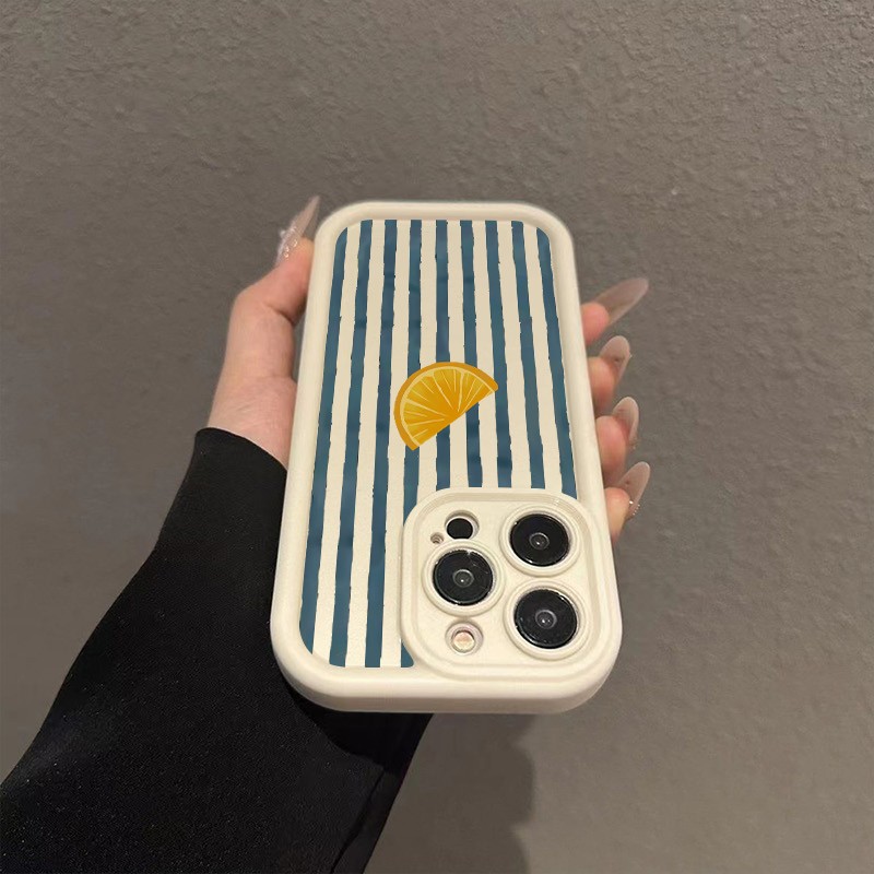 Çizgili Limon Dilimi Desenli T - Phone Cases Xr incelemesi ve fiyatı