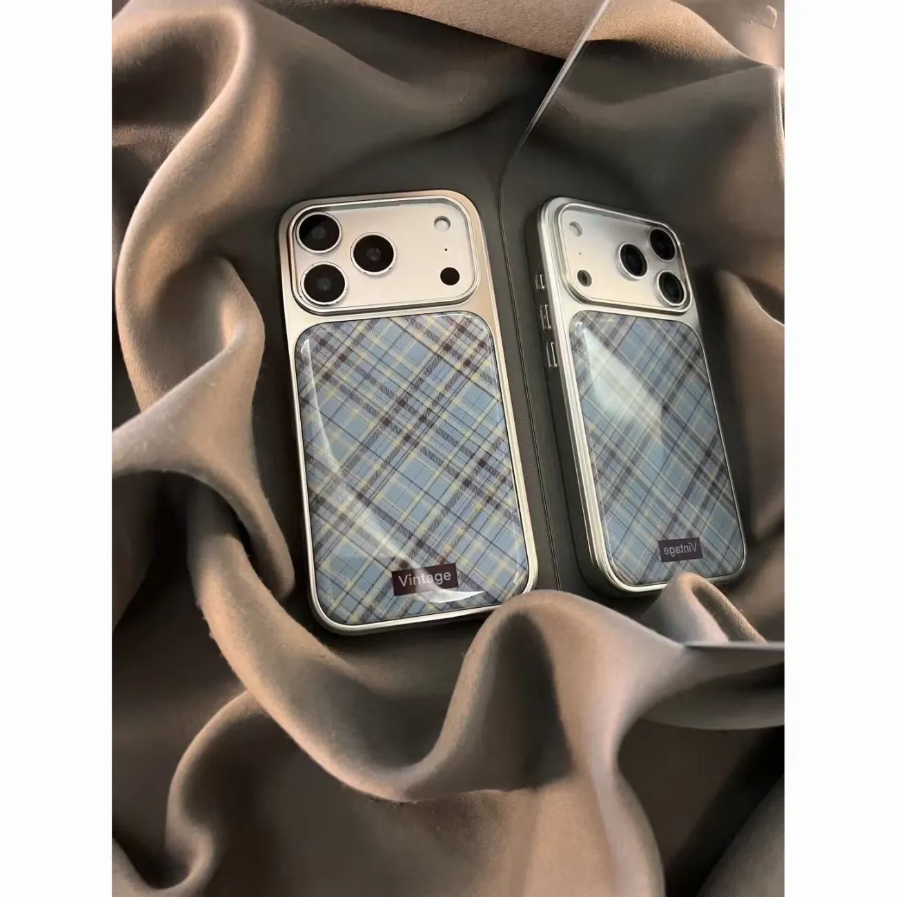 Japon ve Kore Tarzı Retro Mavi - Phone Cases Brown incelemesi ve fiyatı