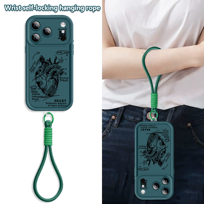 Yaratıcı Kalp Desenli Kordonlu - Phone Cases With Straps incelemesi ve fiyatı