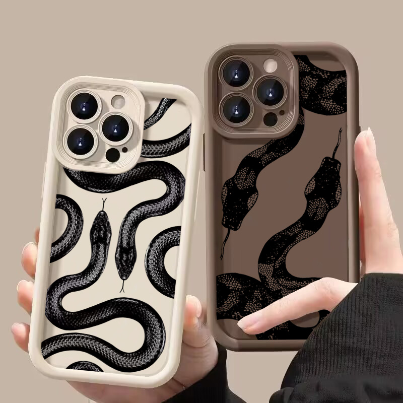 Siyah Yılan Desenli Telefon Kı - Phone Cases Silicone incelemesi ve fiyatı