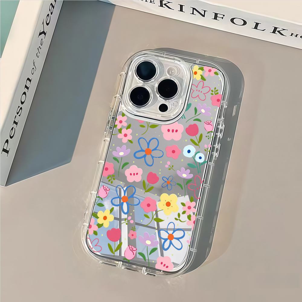 Kore Tarzı Çiçek Desenli Gümüş - Phone Cases Xr incelemesi ve fiyatı