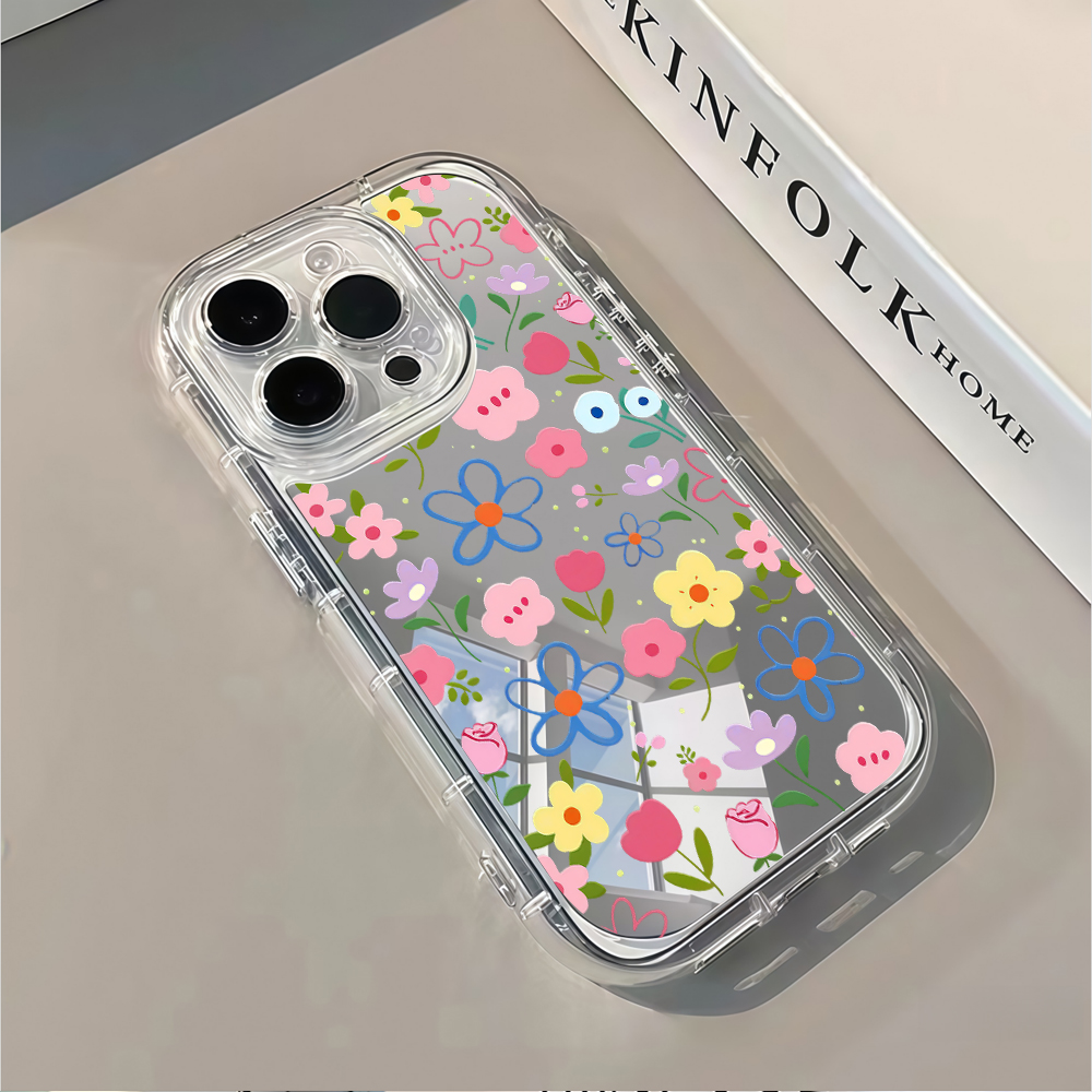 Kore Tarzı Çiçek Desenli Gümüş - Phone Cases Xr incelemesi ve fiyatı