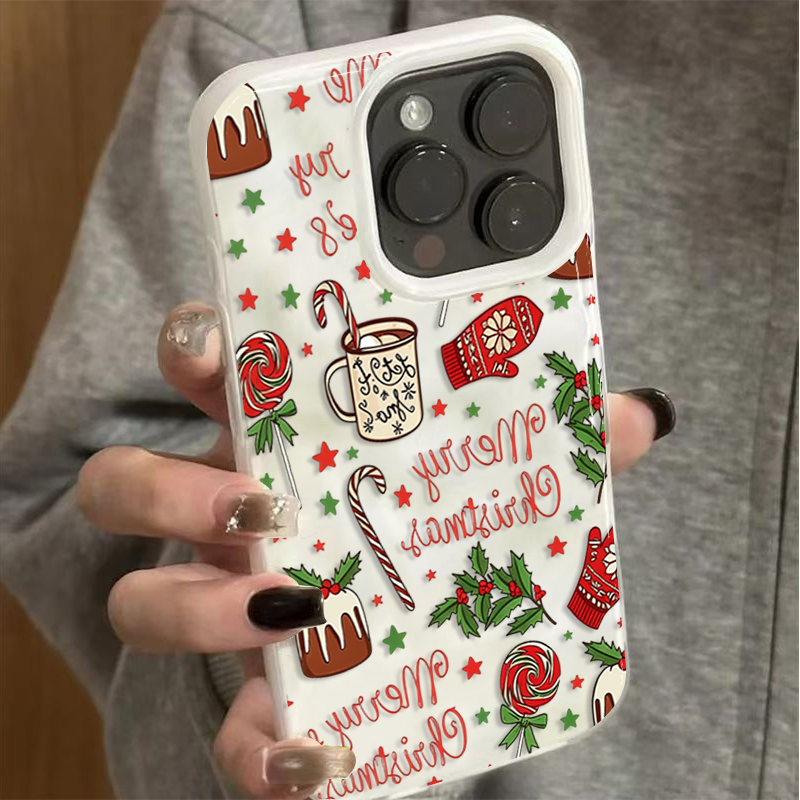 Sevimli Şenlikli Noel Desenli  - Phone Cases Protective incelemesi ve fiyatı