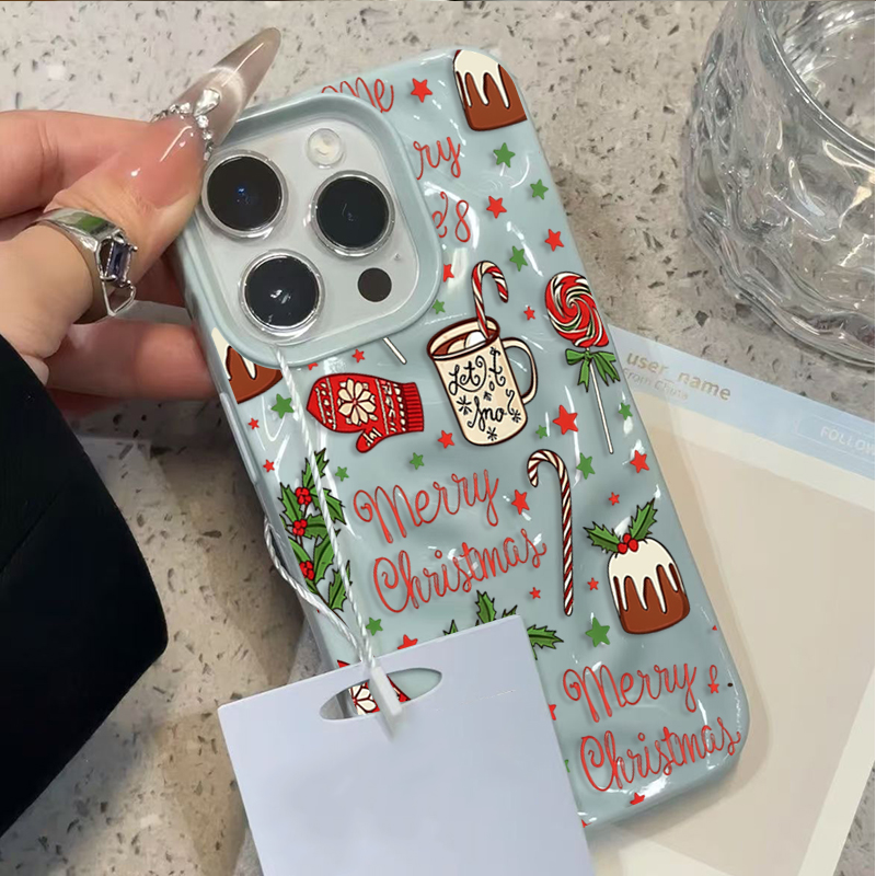 Sevimli Şenlikli Noel Desenli  - Phone Cases Protective incelemesi ve fiyatı