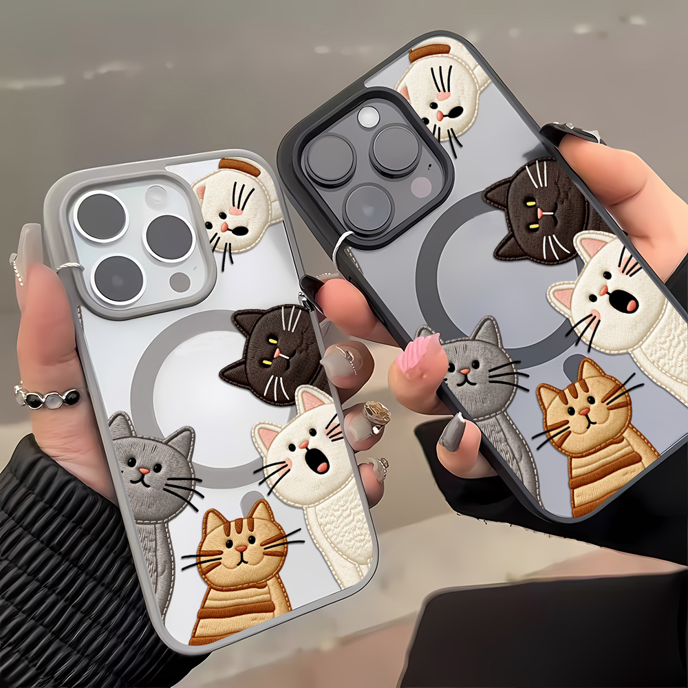 Sevimli Sahte Nakışlı Kedi Des - Phone Cases Protective incelemesi ve fiyatı