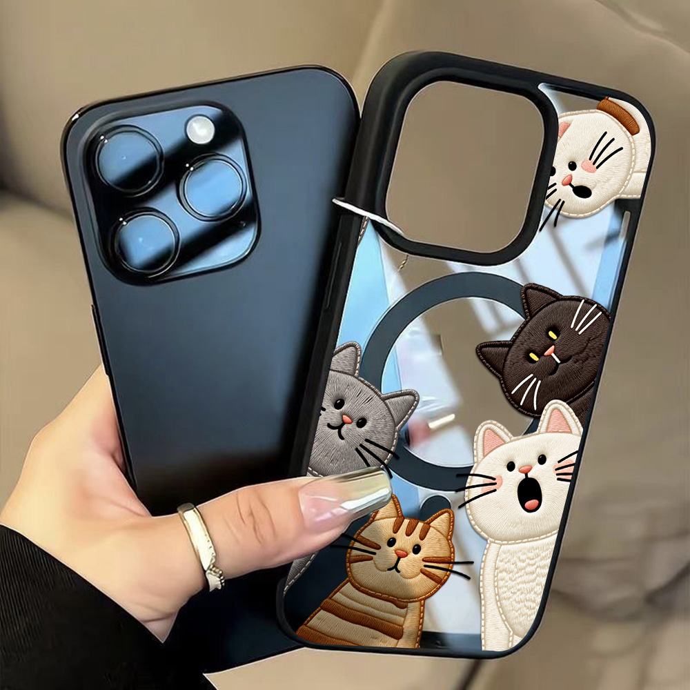 Sevimli Sahte Nakışlı Kedi Des - Phone Cases Protective incelemesi ve fiyatı